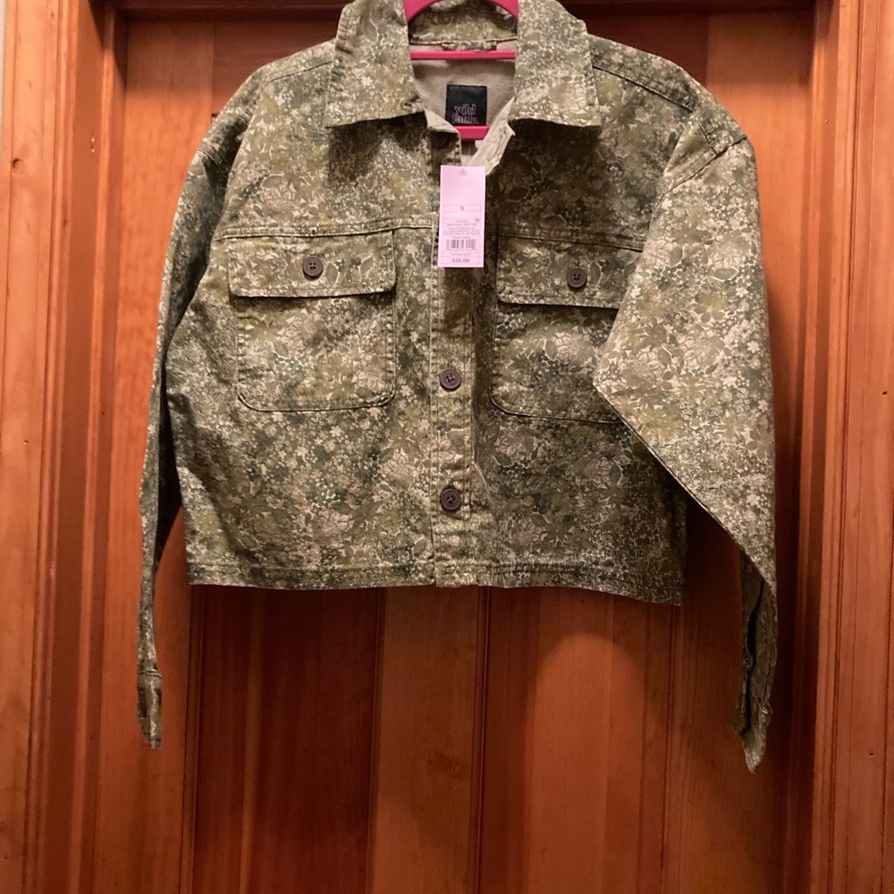 Wild Fable canvas surplus jacket. Button down from Target